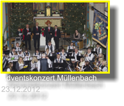 Adventskonzert Mllenbach 23.12.2012