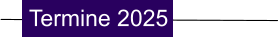 Termine 2025